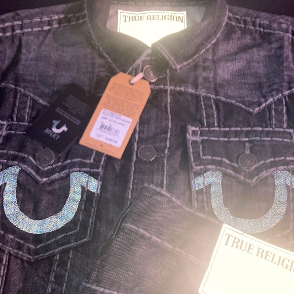 NWT Rare True Religion Ricky and Jimmy Super T RFLKT Complete Denim set - Picture 8 of 10